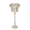35" Silver Metal Champagne Bottle Holder Bucket
